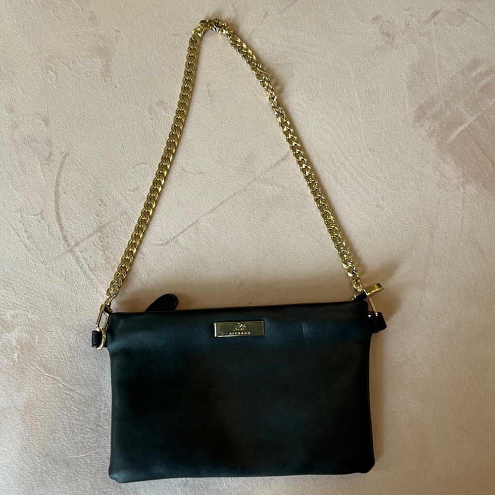 Black and Gold Shoulder Bag